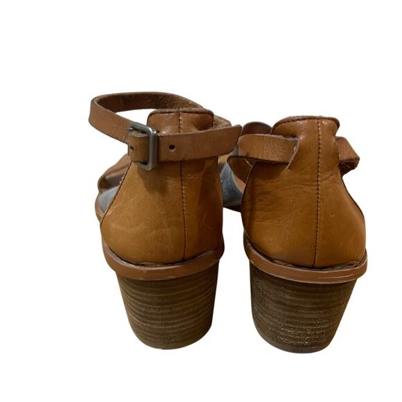 Madewell Brown and Silver Heeled Sandals - Picture 6 of 11